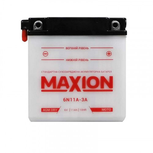 Мото акумулятор Maxion 6N11-3A